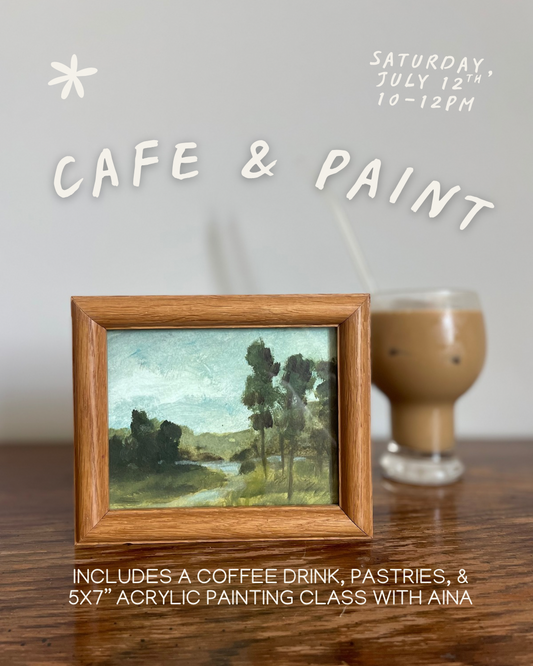Cafe & Painting Class