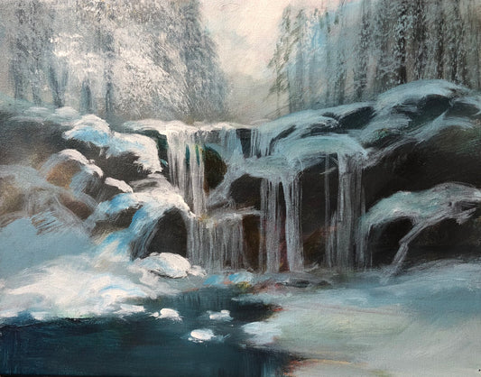 Winter Waterfall Class Tuesday Nov 19 6:30 PM