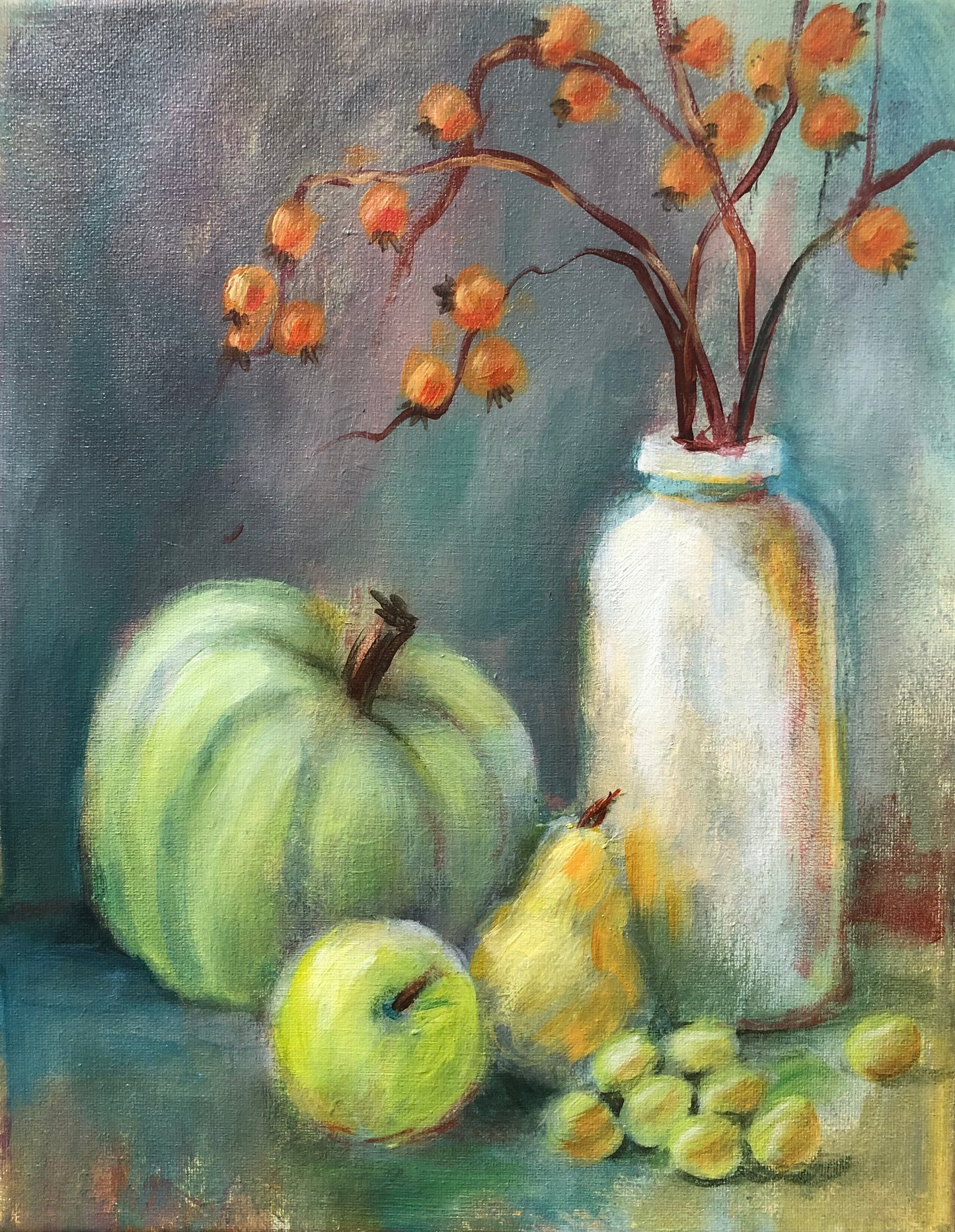 Harvest Still Life Painting Class Thursday, September 26 at 6:30 PM