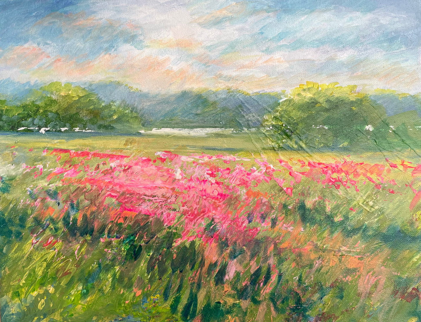 Field of Flowers Painting Class- Thursday, April 7th @7pm