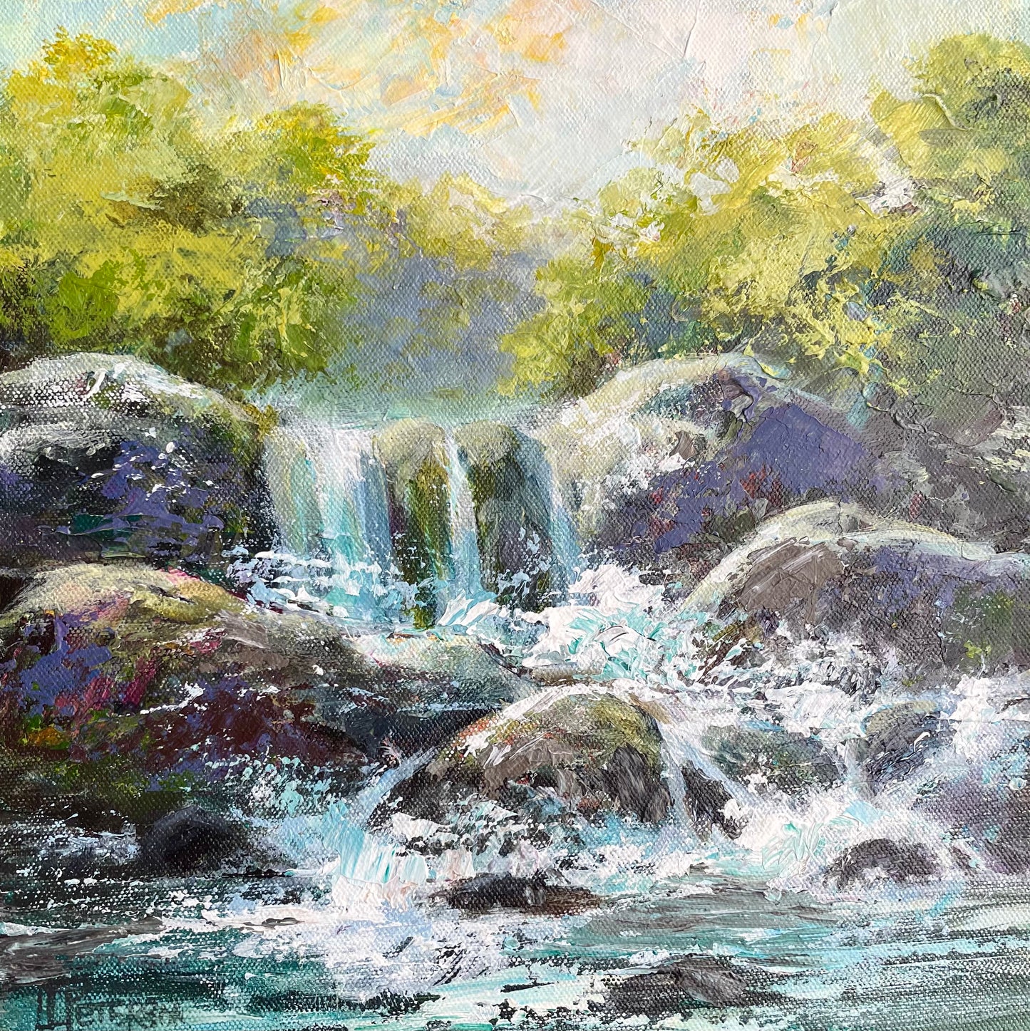 Rocks and Water Painting Class- Thursday, April 28th @7pm