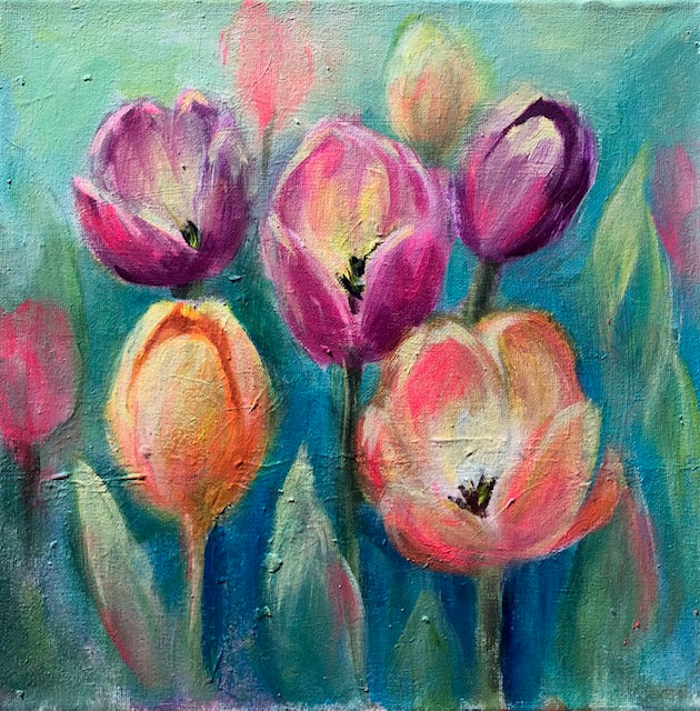 Tulips! Painting Class Thursday, April 27 at 6:30 PM