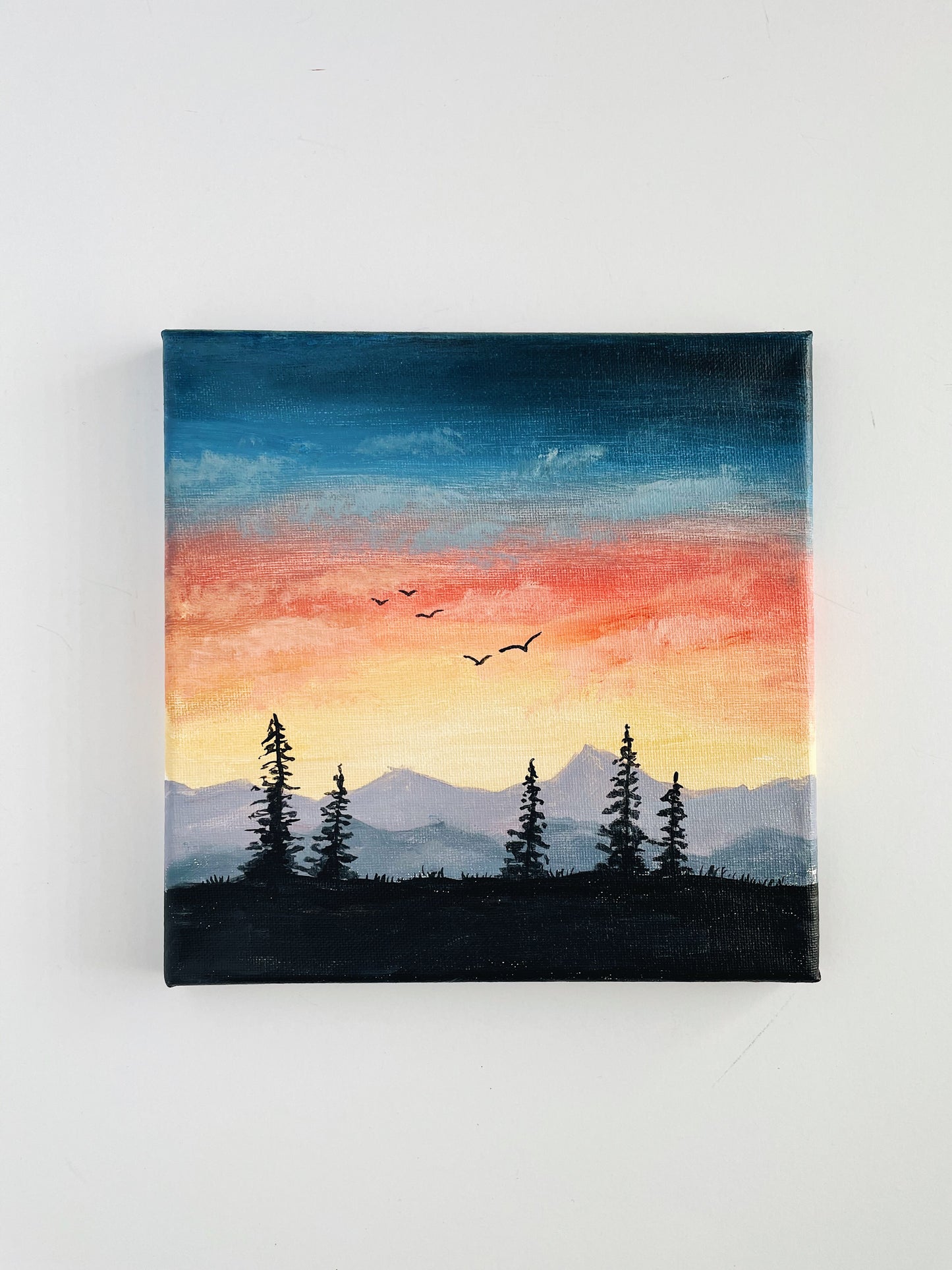 Children’s Sunset Painting Class Sat Feb 27, 1PM